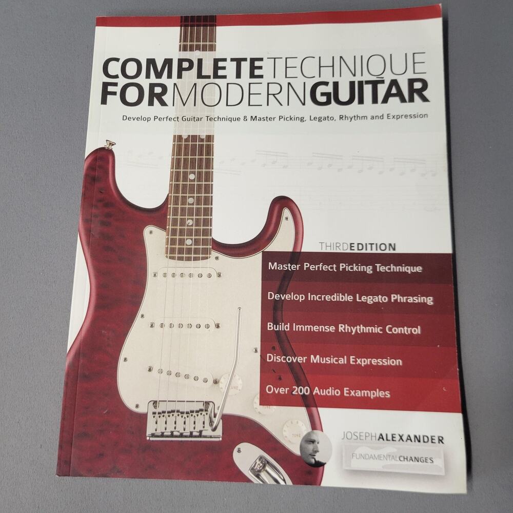 Complete Technique for Modern Guitar Book‎ Joseph Alexander 3rd Edition Lesson